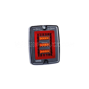 Fanale LED posteriore ad incasso, 3 funzioni Luce posizione, Stop, Indicatore direzione dinamico - FRISTOM