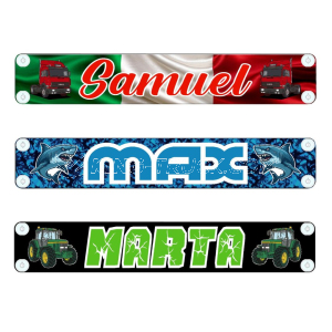 K-TARG TARGA PERSONALIZZATA Full Color