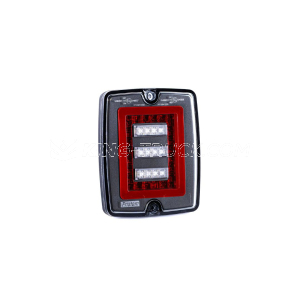 Fanale LED posteriore ad incasso, 3 funzioni Luce posizione, Retronebbia, Retromarcia - FRISTOM