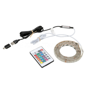 Striscia LED RGB USB 200 cm con Telecomando