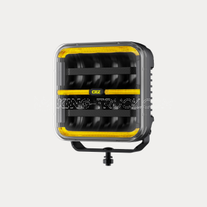 OZZ SQR 7″ Black - Faro LED con posizione Bianco / Ambra e avvio dinamico - 14000 Lumen
