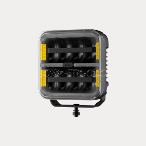 OZZ SQR 7″ Black - Faro LED con posizione Bianco / Ambra e avvio dinamico - 14000 Lumen