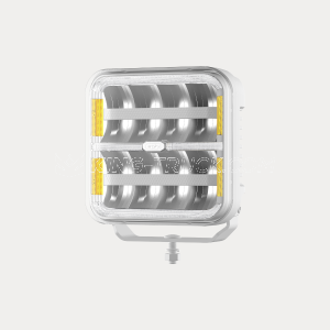 OZZ SQR 7″ White - Faro LED con posizione Bianco / Ambra e avvio dinamico - 14000 Lumen
