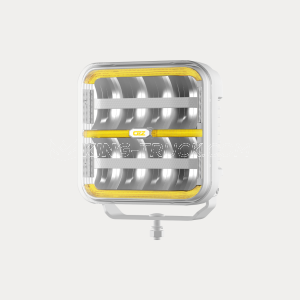 OZZ SQR 7″ White - Faro LED con posizione Bianco / Ambra e avvio dinamico - 14000 Lumen