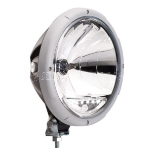 HELLA Rallye 3003 Faro LED con Luce di Posizione – Ø 222 mm – Anello Grigio 