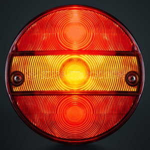 IZE LED OG Old School Fanale posteriore ad Hamburger con indicatore di direzione - STRANDS