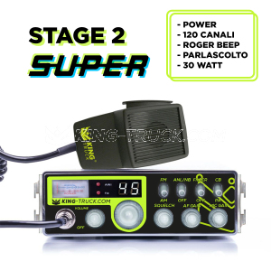 STAGE 2 SUPER 30W - Radio CB Alan QUARANTOTTO 48 MODIFICATO - Midland