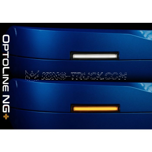Optoline NG+ Luce a LED per visiera parasole SCANIA S, R NextGen - Commutabile Bianco / Arancio - LEDSON
