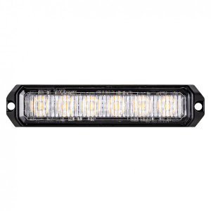 Luce stroboscopica 6 LED Arancio 12/24 V