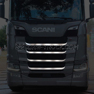 Applicazione Centrale Griglia in Acciaio Inox per Scania Next Generation