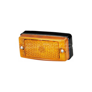 Luce di posizione alogena HELLA con catarifrangente - Ambra