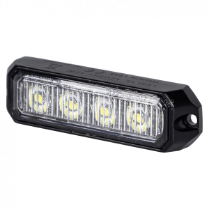 Luce stroboscopica 4 LED Arancio 12/24 V