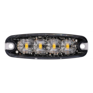Luce stroboscopica a 4 LED Slim | LW0037-2