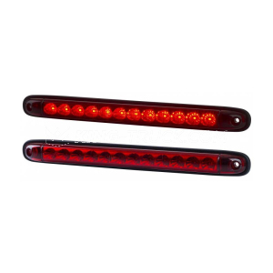 Luce due funzioni Posizione/Stop - 12 led - 12/24 Volt - Vetro Fumè