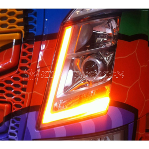 VOLVO FH4 fino al 2021 - DRL Kit di conversione luci diurne - AMBRA