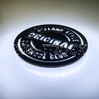 Holland Style Original - Old Skool Club - 2D Illuminated Carbon Logo - LED WHITE