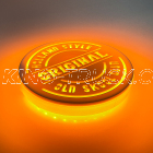 Holland Style Original - Old Skool Club - Logo 2D lumineux Blanc - LED ORANGE